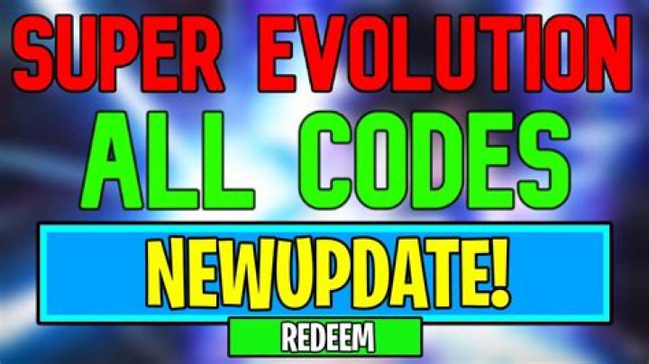 All Roblox Super Evolution Codes For August 2022